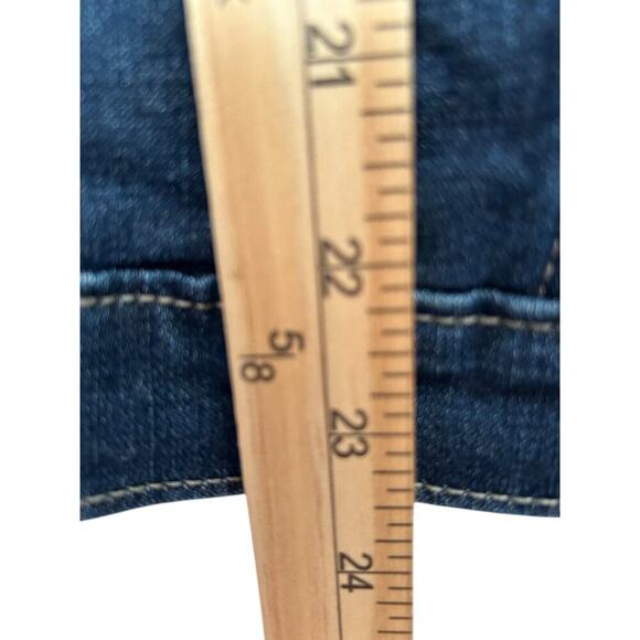 Riders Lee Denim Jacket Size L Indigo Hand Painted Creation of Adam Art to Wear - Picture 10 of 11